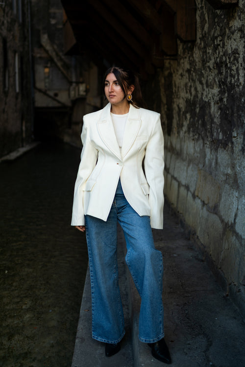 Blazer Blanc - TAMARA Dossier Quattan