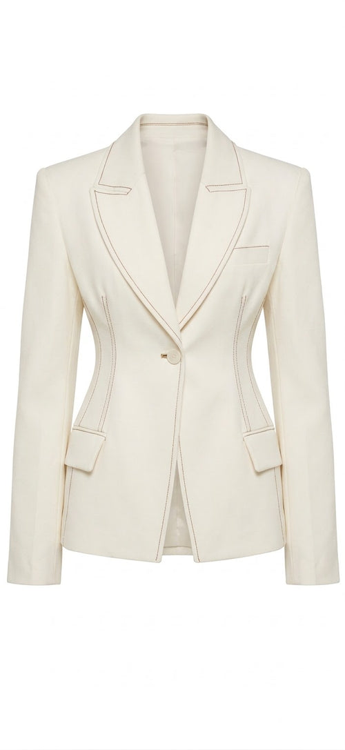 Blazer Blanc - TAMARA Dossier Quattan